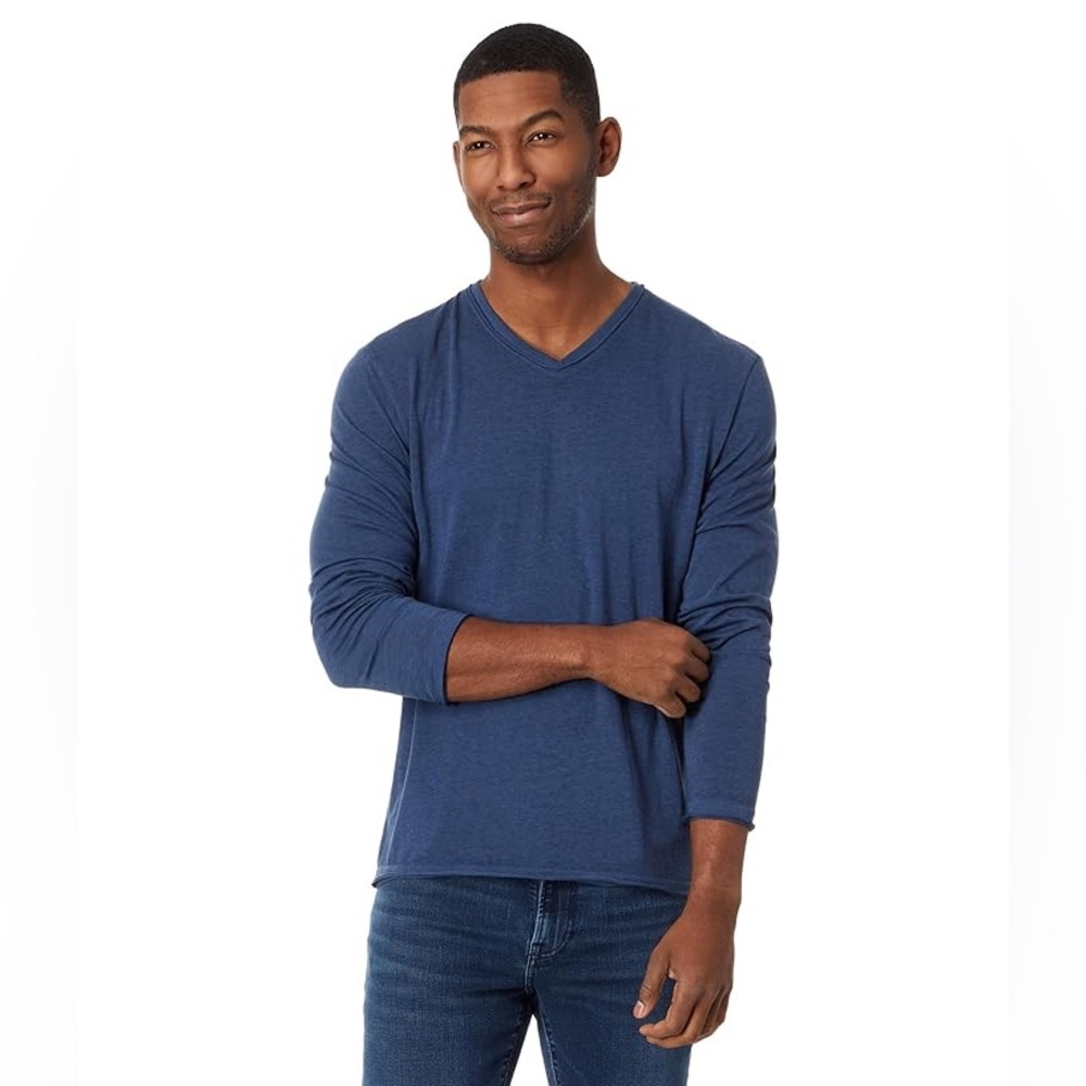 LUCKY BRAND True Indigo v neck SWEATER